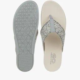 go21 Textured Thong-Strap Flip-Flops image 4