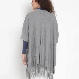 global republic Front-Open Long Cardigan with Tassels image 4
