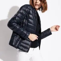 Zip-Front Puffer Jacket with Zipper Pockets-13
