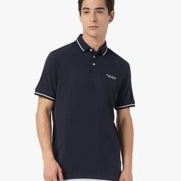 Pima Cotton Polo T-Shirt with Contrast Piping-image-8