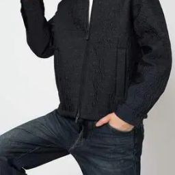 Quilted Logo Regular Fit Jacket-image-47
