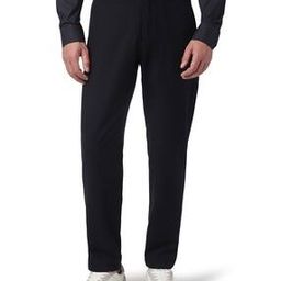 Men Slim Fit Flat-Front Trousers-image-62