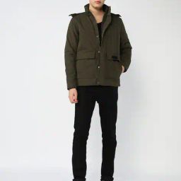 gas Rolling Regular Fit Jacket with Concealed Placket image 5