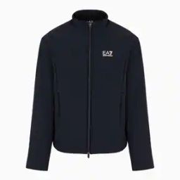 Patterned Bomber Jacket with Printed Front Logo-picture-21