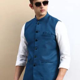 showoff Nehru Jacket with Inserted Pockets image 5