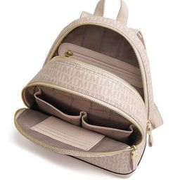 da milano Typographic Print Backpack with Adjustable Strap  image 5