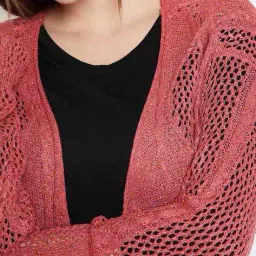 rare Self-design Front Open Shrug image 5