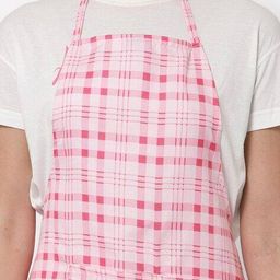 arrabi Checked Apron with Patch Pocket image 5