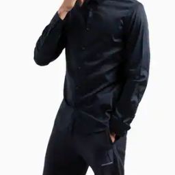Men All-Over Brand Print Regular Fit Shirt-picture-18