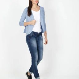 ecoline clothing Knitted Open-Front Shrug image 5