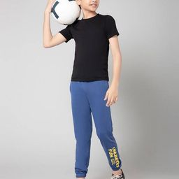 alan jones clothing Boys Typographic Print Joggers with Insert Pockets image 5