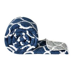 divine casa Ultra Soft Microfiber Polyester 150 GSM Abstract Print Double Reversible Comforter image 5