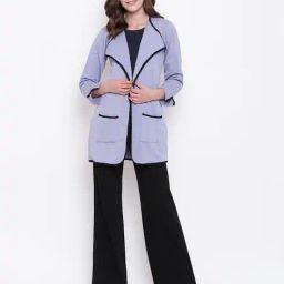 belle fille Cotton Open-Front Shrug with Patch Pocket image 5