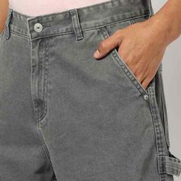 yousta Men Relaxed Fit Cotton Shorts image 5