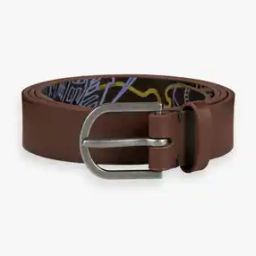 Recycled Leather Belt with Printed Backside-image-5
