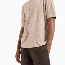 armani exchange Men Brand Embossed Relaxed Fit Polo T-Shirt-picture-34