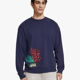 Coral Embroidered Sweatshirt-image-3
