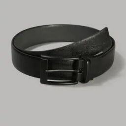 Men Reversible Leather Belt with Buckle Closure-image-55