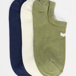 Men Pack of 3 Cotton No-Show Socks-image-61