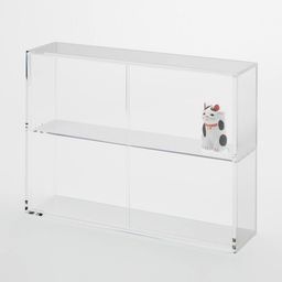 muji Acrylic Display Case With Sliding Doors Large image 1