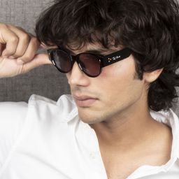 Ted Smith Lens & Round Sunglasses With UV Protected Lens POLARD_C2-36