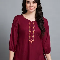 MOJILAA Geometric Printed Top-image-1