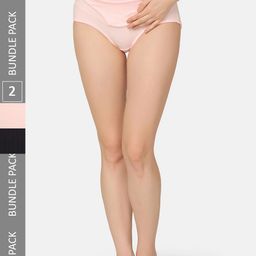 MAMMA PRESTO Pack Of 2 High-Rise Anti Bacterial Organic Cotton Maternity Briefs-image-95