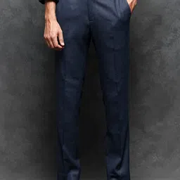 RARE RABBIT Self-Design Single-Breasted Tailored-Fit Formal Two-Piece Suit image 3