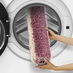 OBSESSIONS Pink Striped 1400 GSM Bath Rugs-image-22