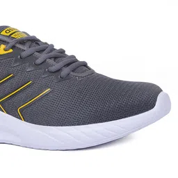 ASIAN Men Grey Mesh Running Non-Marking Shoes image 5