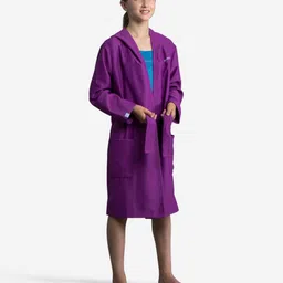 Nabaiji By Decathlon Kids Shawl Collar Bath Robe Comes With Belt-image-57