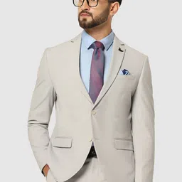 Blackberrys Men Slim-Fit Two-Piece Formal Suit-image-87