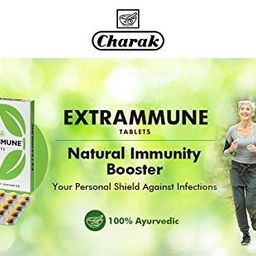 Charak Pharma Extrammune Tablets To Boost Immunity - Pack Of 3 (30 Tablet Each Pack) image 2