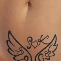 LICK Matte Finish Realistic Semi Temporary Body Tattoo - Angel LK-258-42