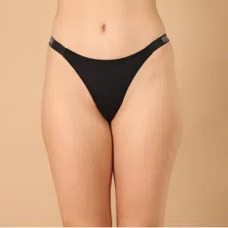 PrettyCat Black Low Rise Sexy G-String Panty for Women-picture-30