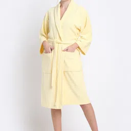 Creeva Women Luxury Highly Absorbent Cotton Bath Robe-image-80
