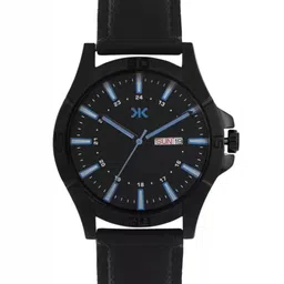 Killer Men Brass Printed Dial & Leather Straps Analogue Watch KLMO33A-image-9