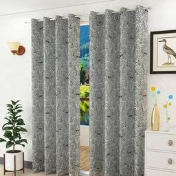 presto Black Poly Cotton Door Curtain-picture-44