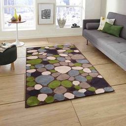 presto Green Floral Hand Tufted Wool 2 X 5 Feet Carpet-picture-38