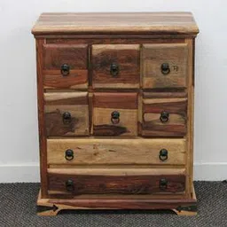 the home dekor Vintage Solid Wood Chest of 8 Drawers in Melamine Finish-picture-30