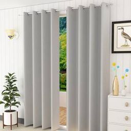 presto Silver Polyester Door Curtain-picture-45