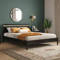 urban ladder Gaku Solid Wood Queen Size Bed in Semi Gloss Finish-picture-18