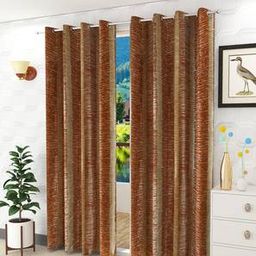 presto Orange Polyester Door Curtain-picture-11