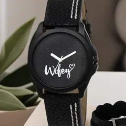 LOREM Women Black Analogue Watch LR234-image-10