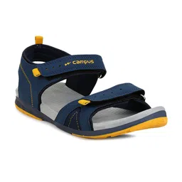 Campus Men Navy Blue & Grey Textured Sports Sandals-77