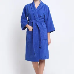 Creeva Women Highly Absorbent Bath Robe-image-38
