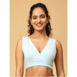 The Mom Store Maternity Nursing Sleep Bra - Sky Blue-picture-31
