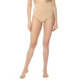 Amante Solid Full Coverage Mid Rise Seamless Waist Shaper-image-23
