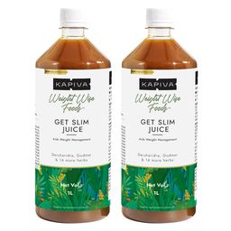 Kapiva Get Slim Juice (Supports Weight Management),  Unflavoured (Pack of 2)  1 L -19