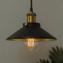Homesake Black Solid Handcrafted Pendant Lamp-13